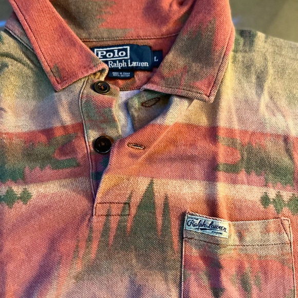 Ralph Lauren Vintage Polo Aztec Mountain Size Large - Picture 2 of 5